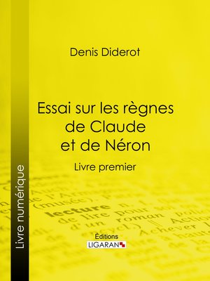 cover image of Essai sur les règnes de Claude et de Néron